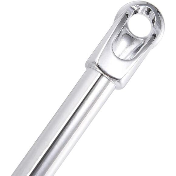uxcell 19mm Metric L Shaped Angled Hex Socket Wrench Chrome Plated, Cr-V - Picture 3 of 6
